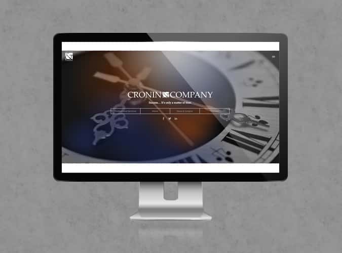 Cronin website design desktop - Juvo