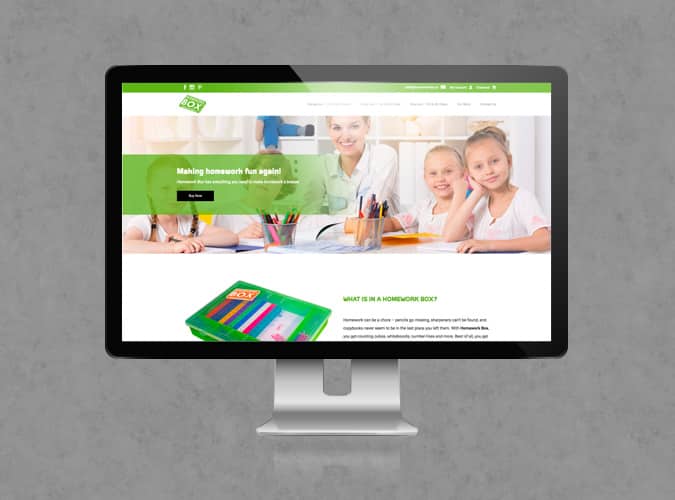My Business Finder website design desktop - Juvo
