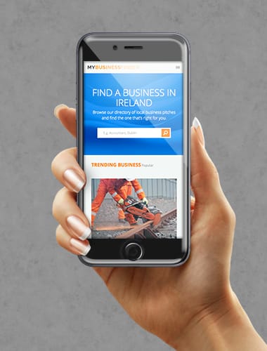 My business finder website design mobile - Juvo