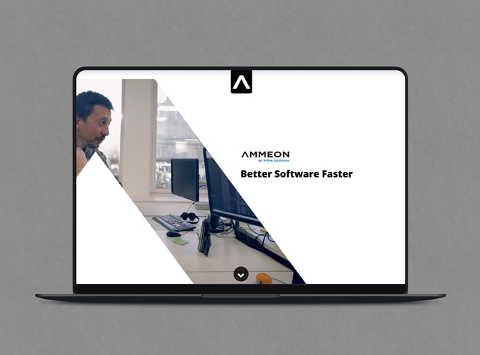 Ammeon website design laptop - Juvo